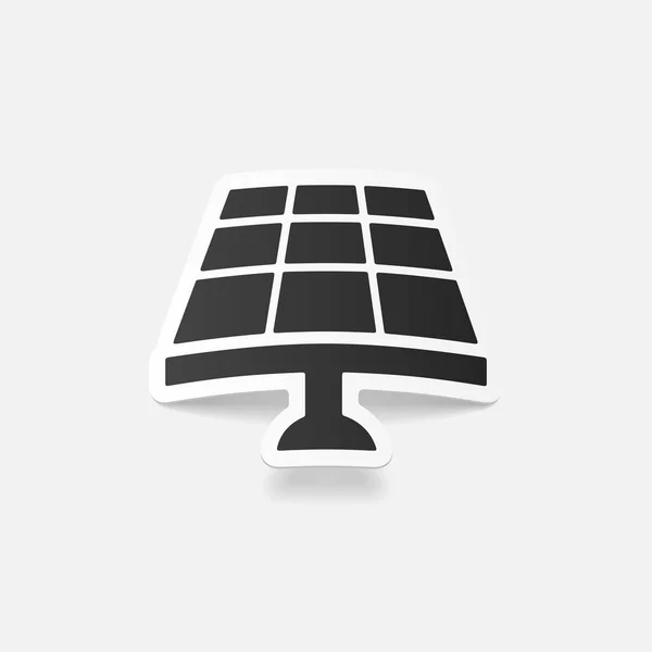 Design element: solar battery — Stock Vector