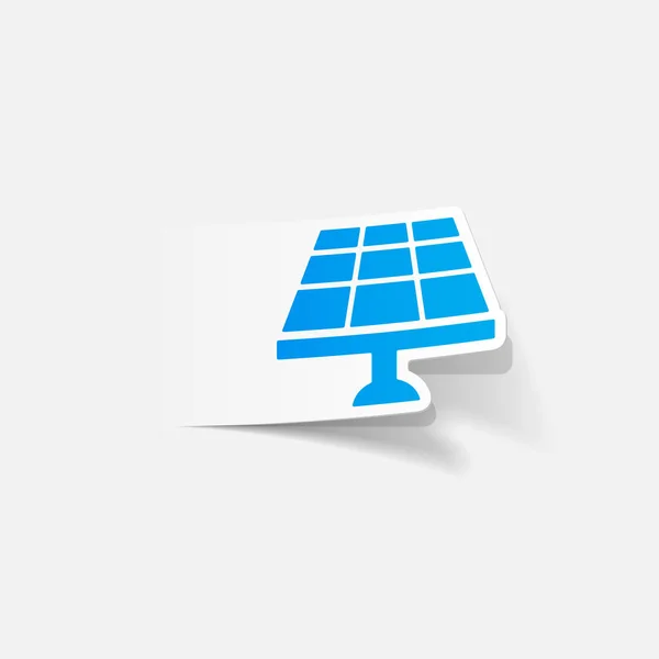 Ontwerpelement: solar batterij — Stockvector