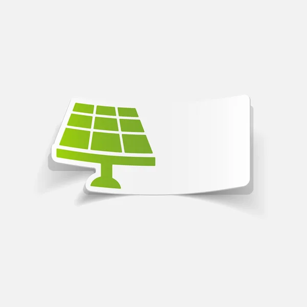 Elemento de design: bateria solar — Vetor de Stock