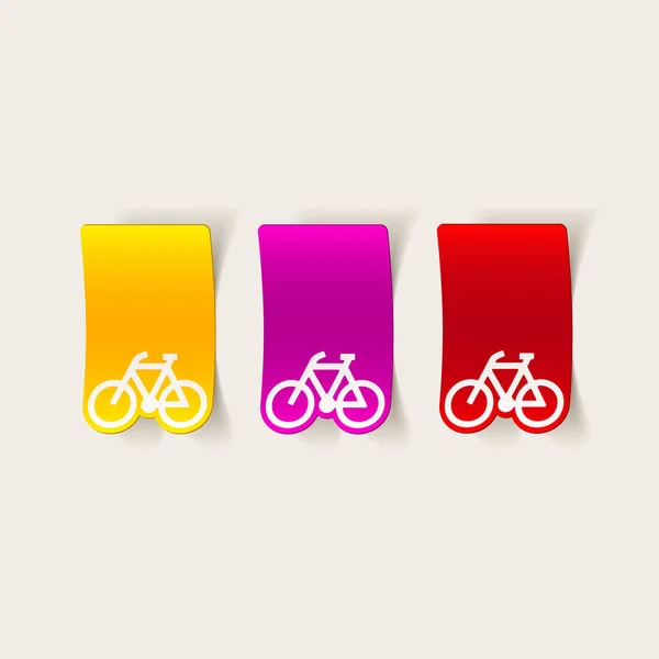 Elemento de design: bicicleta — Vetor de Stock