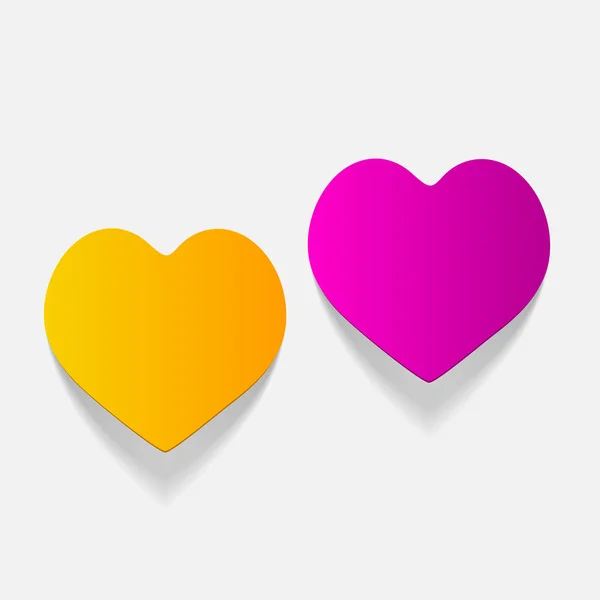 Design element: heart — Stock Vector