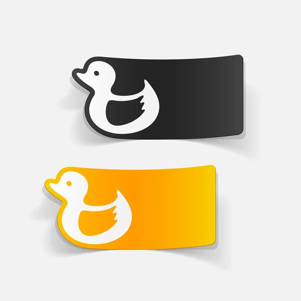 Design element: duck — Stock Vector