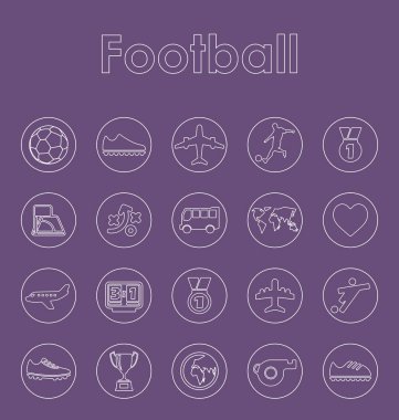 Futbol basit simgeler kümesi