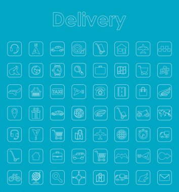 Teslimat basit simgeler kümesi