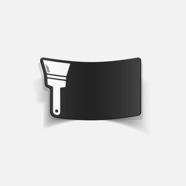 tasarım öğesi boya fırçası