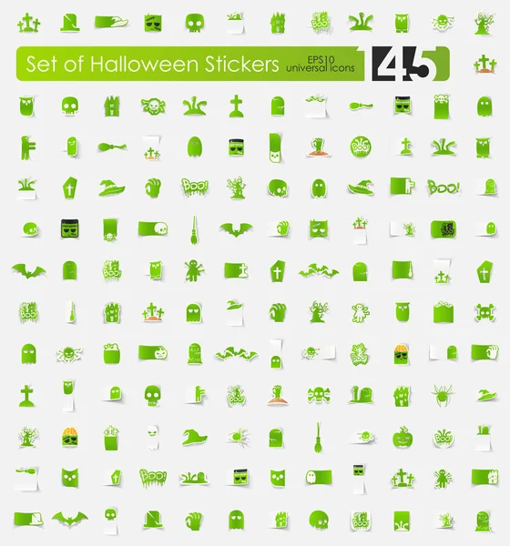 Cadılar Bayramı çıkartmaları.