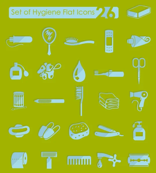 Set of hygiene icons — Stock Vector
