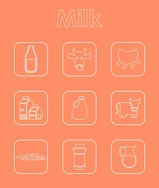 Süt simgeler kümesi