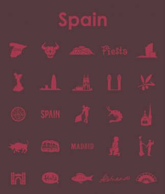 İspanya simgeleri dizisi