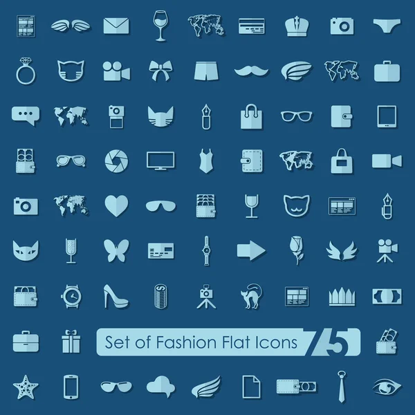 Conjunto de iconos de moda — Vector de stock