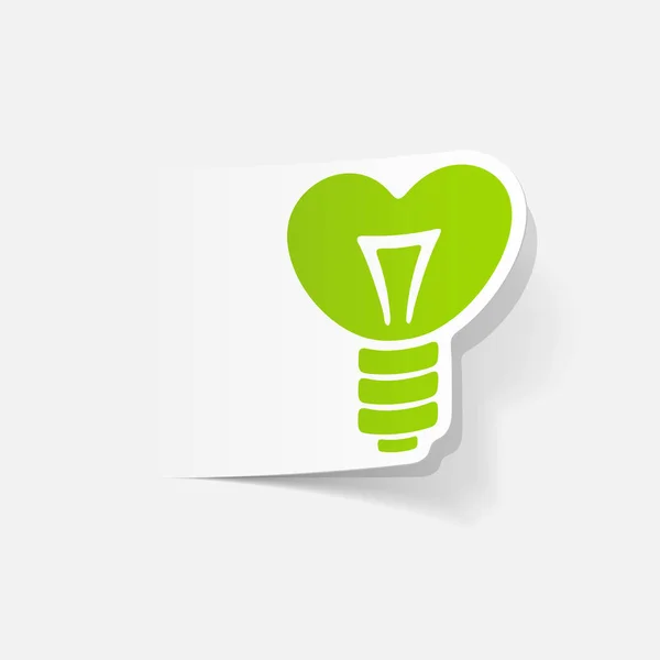 Elemento de projecto: lâmpada — Vetor de Stock