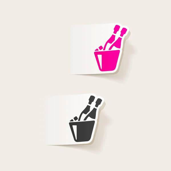 Élément design : champagne — Image vectorielle