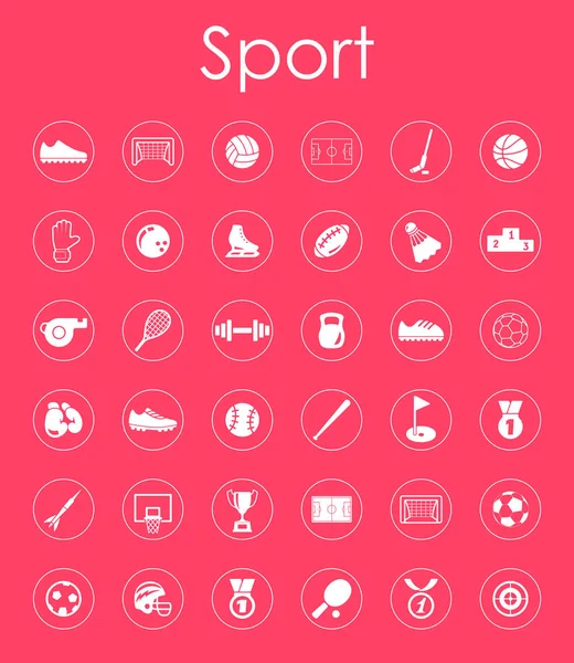 Set di icone dello sport — Vettoriale Stock