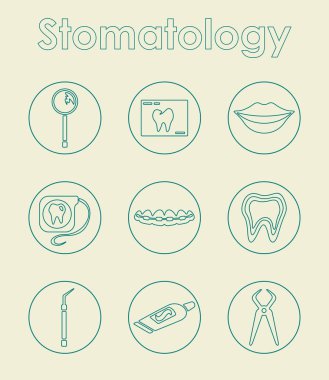 Stomatology basit simgeler kümesi