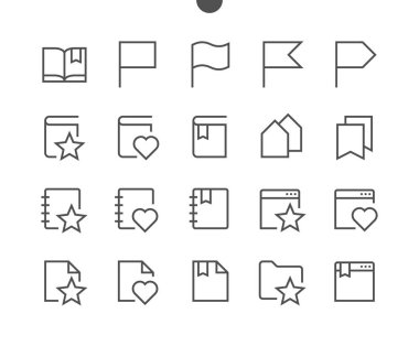 Bookmarks & Tags UI Pixel  