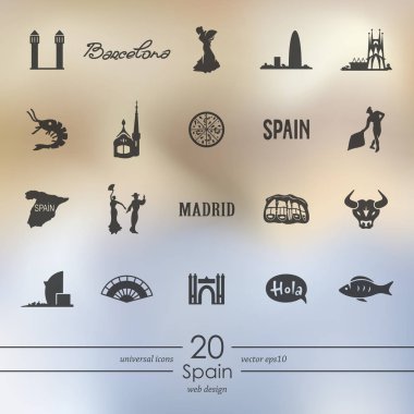 İspanya simgeleri dizisi