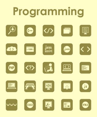 Programlama basit simgeler kümesi