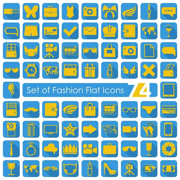 Conjunto de ícones de moda — Vetor de Stock