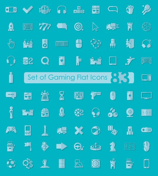 Set of game icons — Stock Vector