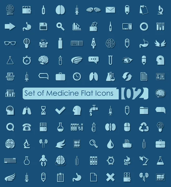 Az orvostudomány ikonok — Stock Vector