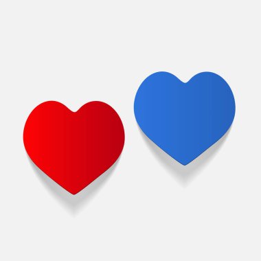 gerçekçi tasarım öğesi: hearts