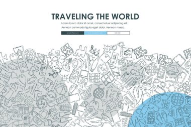Turizm Web sitesi şablon tasarımı