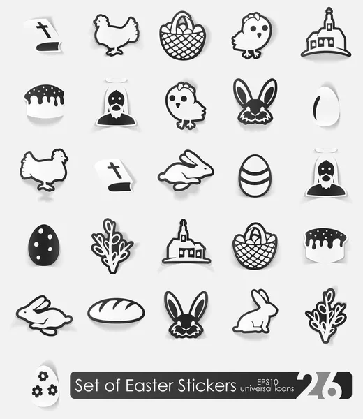 Set paasstickers — Stockvector