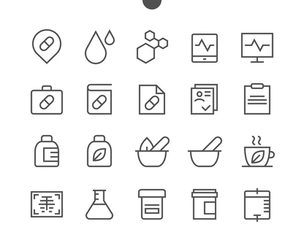 Set of simple medical icons — Stock Vector