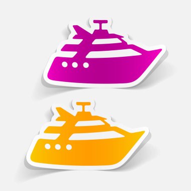 Beyaz arka plan üzerinde izole iki yat işaretleri