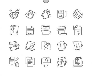 İyi hazırlanmış piksel mükemmel vektör ince çizgi simgeler 30 2 dosya kılavuz Web grafikleri ve Apps-x. Basit en az piktogram