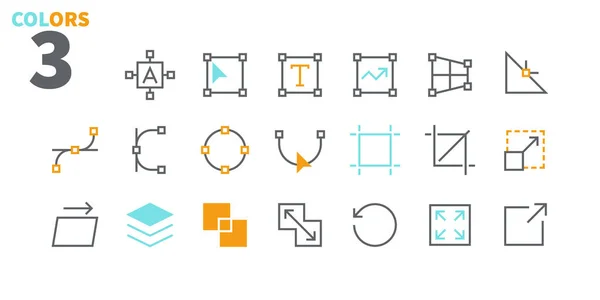 Графічний Дизайн Набір Пікселів Вектор — стоковий вектор