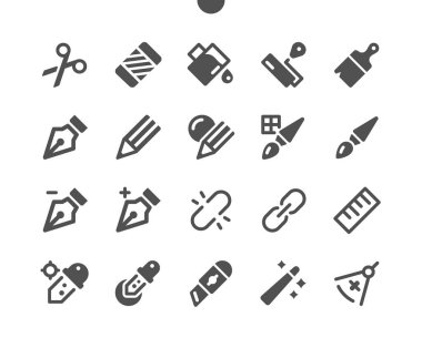 V2 UI Pixel Mükemmel Yapılandırılmış Vektör Katı Simgeleri 48x48 Web Grafikleri ve Uygulamaları için Hazır. Basit Asgari Resim Grafiği