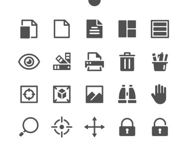 V4 UI Pixel Mükemmel Yapılandırılmış Vector Solid Icons 48x48 Web Grafikleri ve Uygulamaları için Hazır. Basit Asgari Resim Grafiği