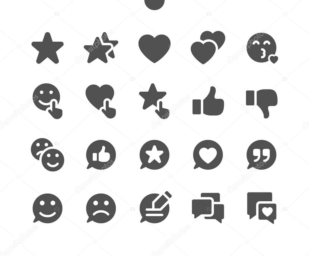 Emotions v4 UI Pixel Perfect Well-crafted Vector Solid Icons 48x48 Ready for 24x24 Grid for Web Graphics and Apps. Simple Minimal Pictogram