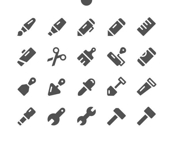 Tools UI Pixel Perfect Well-crafted Vector Solid Icons 48x48 Ready for 24x24 Grid for Web Graphics and Apps. Simple Minimal Pictogram — Stock Vector