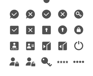 Giriş v2 Ui Pixel Mükemmel Yapılandırılmış Vektör Katı Simgeleri 48x48 Web Grafikleri ve Uygulamaları için Hazır. Basit Asgari Resim Grafiği