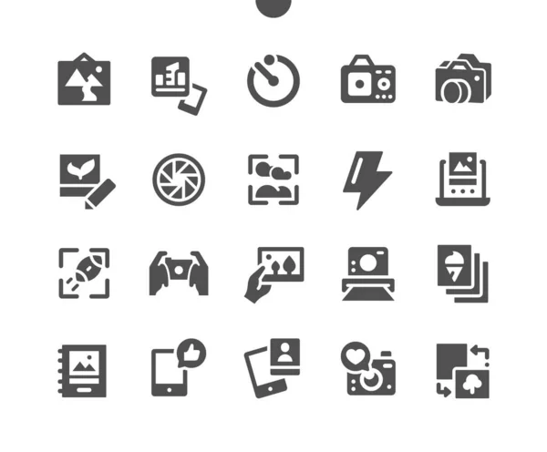 Fényképezés Well-crafted Pixel Perfect Vector Solid Icons 30 2x Grid for Web Graphics and Apps. Egyszerű minimális piktogram — Stock Vector