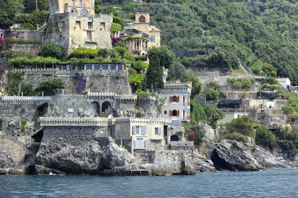 Costa Amalfitana a partir do mar — Fotografia de Stock