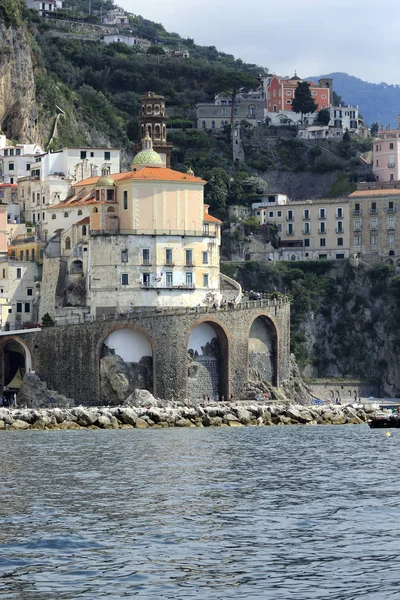 De Amalfi-kust van de zee — Stockfoto