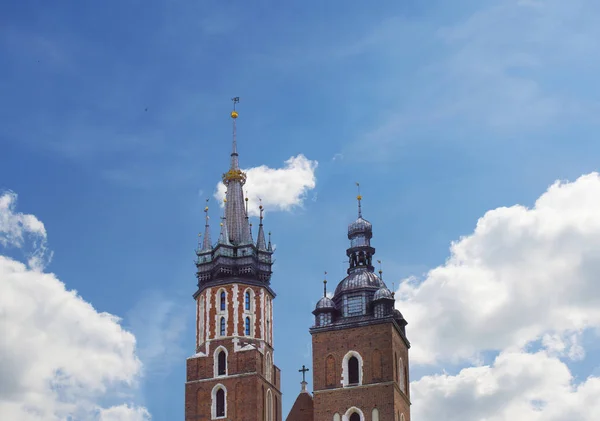 St. Mary Basilica in Krakow, Poland. — Stock Photo, Image