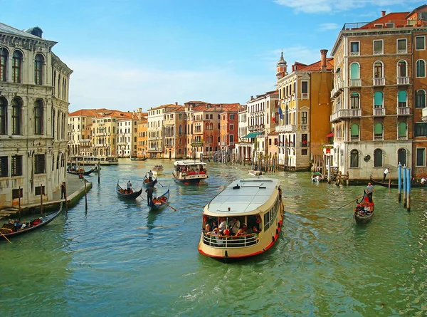 Venezia. Vista colorata con filtro pittura ad olio morbido . — Foto Stock