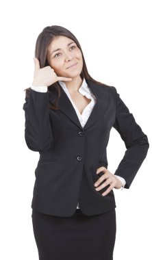 Güzel işkadını el hareketi