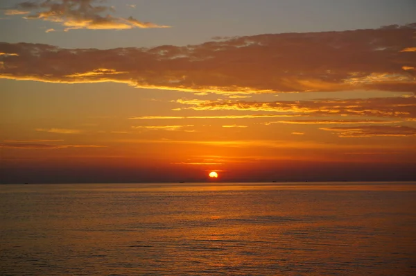 Puesta Sol Salida Del Sol Belleza Naturaleza Que Está Final — Foto de Stock