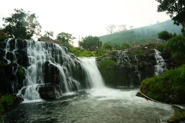 Belawan Waterval Gelegen Het Ijen Berggebied Een Van Toeristische Bestemmingen — Stockfoto