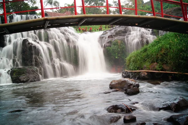 Cascada Belawan Encuentra Región Montañosa Ijen Uno Los Destinos Turísticos — Foto de Stock