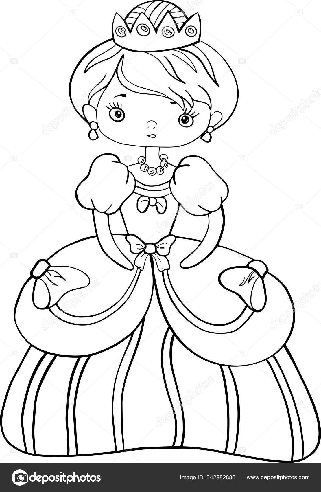 Coloriage La princesse et son amoureux