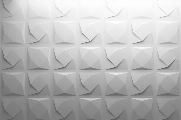 折り畳まれた紙効果で繊細な低ポリパターン — ストック写真