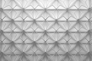 Üçgenli beyaz kablo deseni