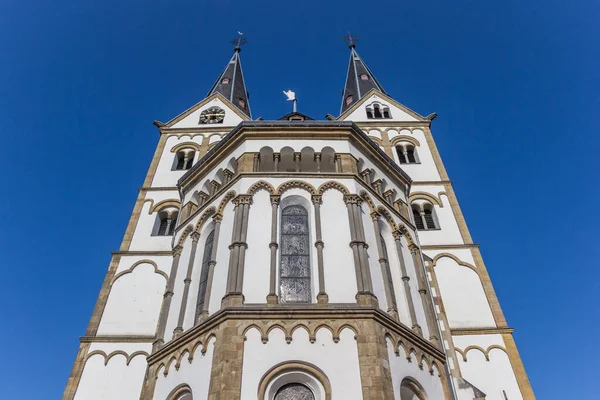 Gevel van de kerk St. Severus in Boppard — Stockfoto