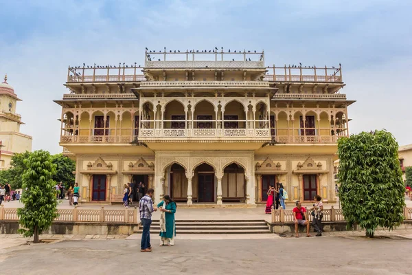 Mubarak Mahal edifício do Palácio da Cidade em Jaipur — Fotografia de Stock